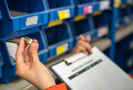 Spare parts and components inventory